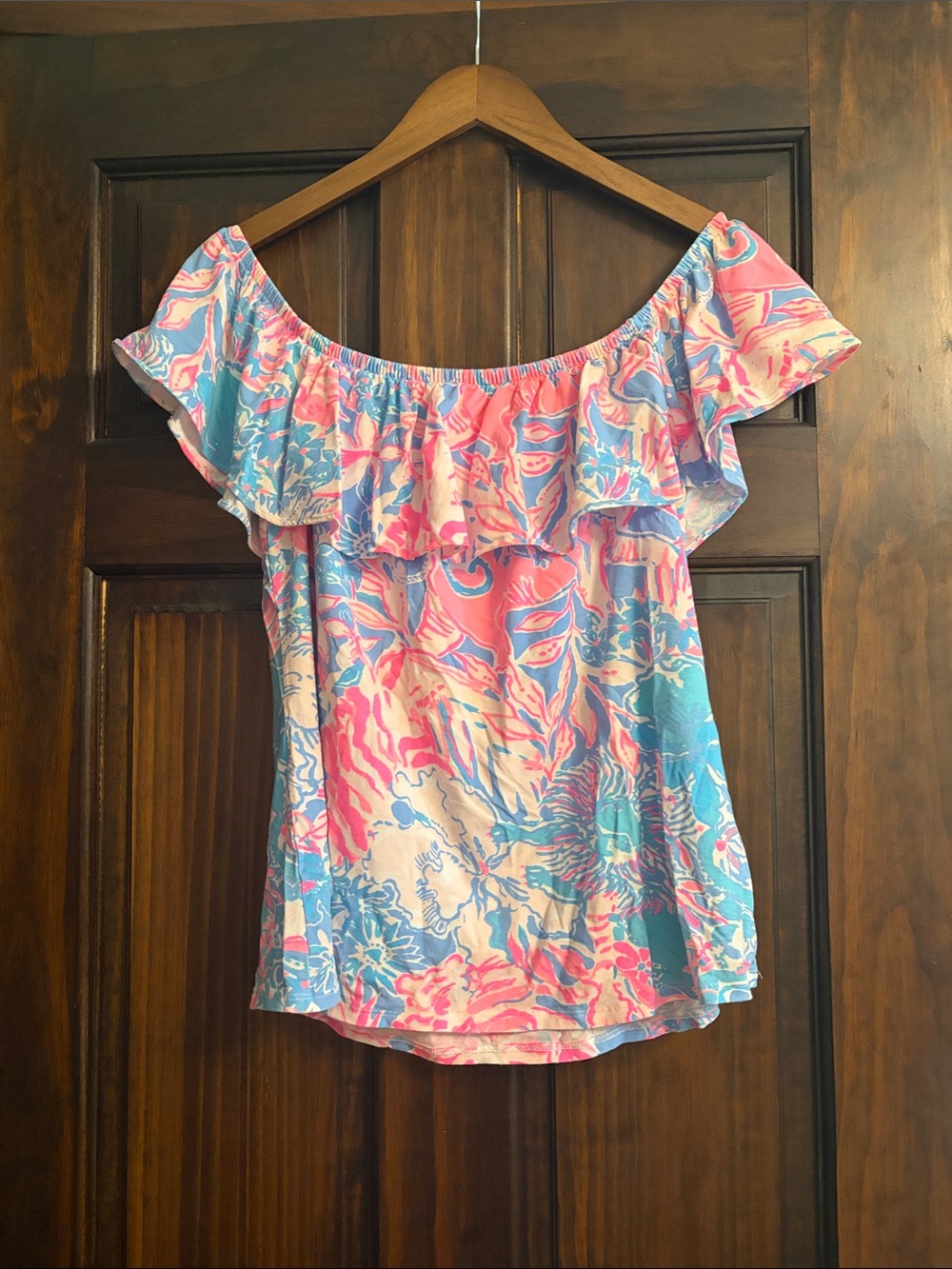 Off Shoulder Lilly Pulitzer top
